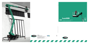 Nacelles à bras articulés sur chenilles Kato Imer Lem 2200