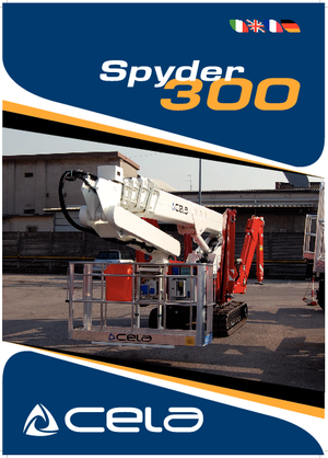 Nacelles télescopiques sur chenilles CELA Spyder 300