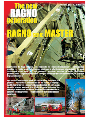 Nacelles télescopiques sur chenilles Palazzani TSJ 39