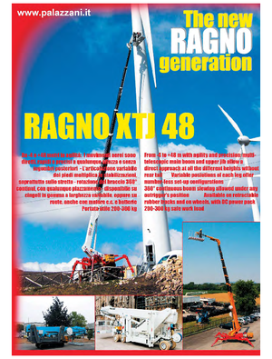 Nacelles télescopiques sur chenilles Palazzani XTJ 48 C