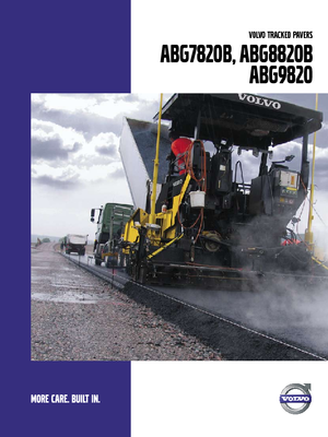 Finisseurs de chaussée sur chenilles Volvo ABG8820