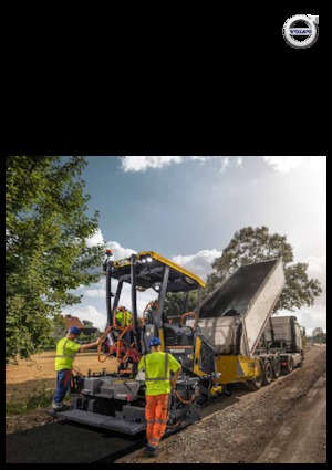 Finisseurs de chaussée sur chenilles Volvo ABG5820