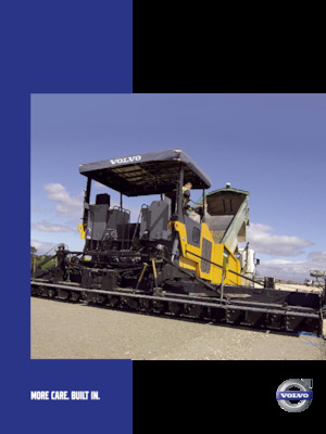 Finisseurs de chaussée sur chenilles Volvo ABG9820