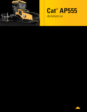 Finisseurs de chaussée sur chenilles Caterpillar AP555