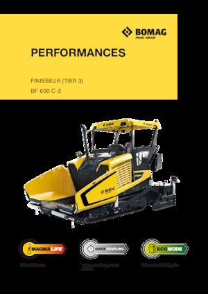Finisseurs de chaussée sur chenilles Bomag BF 600 C 2 S 600