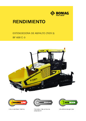 Finisseurs de chaussée sur chenilles Bomag BF 600 C 3 S 600