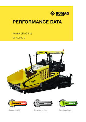 Finisseurs de chaussée sur chenilles Bomag BF 600 C 3 S 600