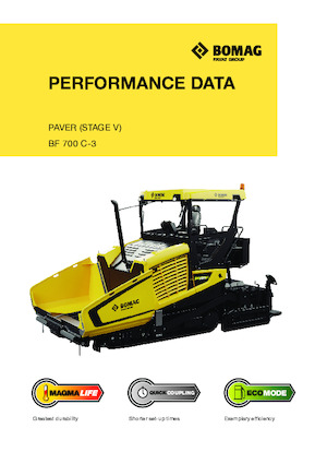 Finisseurs de chaussée sur chenilles Bomag BF 700 C 3 S 500