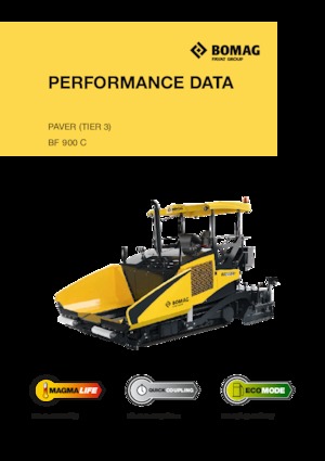 Finisseurs de chaussée sur chenilles Bomag BF 900 C S 600