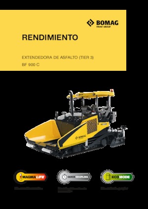 Finisseurs de chaussée sur chenilles Bomag BF 900 C S 600