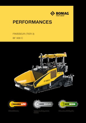 Finisseurs de chaussée sur chenilles Bomag BF 900 C S 600