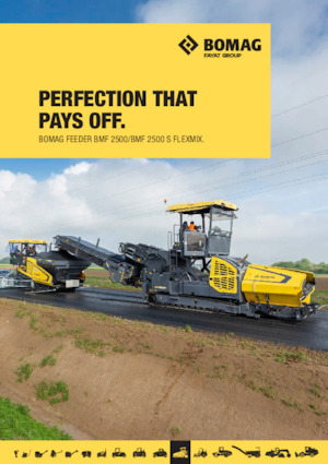 Finisseurs de chaussée sur chenilles Bomag BMF 2500 S FLEXMIX