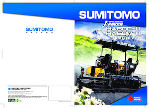 Finisseurs de chaussée sur chenilles Sumitomo HA60C-11