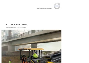 Finisseurs de chaussée sur chenilles Volvo P4820D ABG 