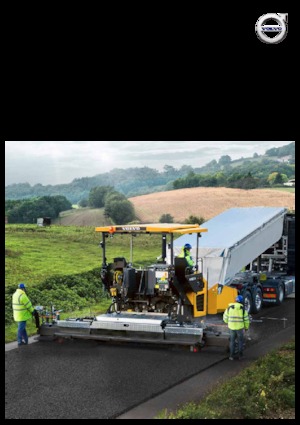 Finisseurs de chaussée sur chenilles Volvo P6820D ABG