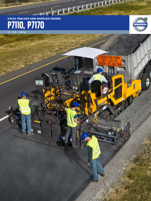 Finisseurs de chaussée sur chenilles Volvo P 7110