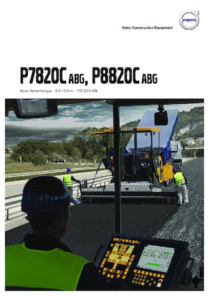 Finisseurs de chaussée sur chenilles Volvo P8820C ABG