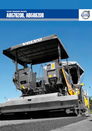 Finisseurs de chaussée sur chenilles Volvo ABG7820B