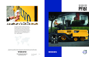 Finisseurs de chaussée sur chenilles Volvo PF161