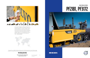 Finisseurs de chaussée sur chenilles Volvo PF2181