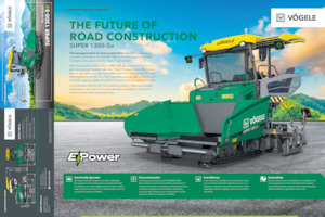 Finisseurs de chaussée sur chenilles Vögele SUPER 1300-5e