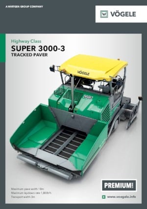 Finisseurs de chaussée sur chenilles Vögele Super 3000-3