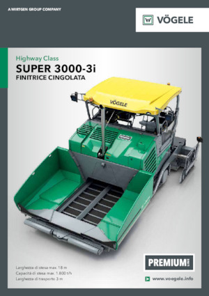 Finisseurs de chaussée sur chenilles Vögele Super 3000-3i