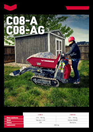 Bennes à chenilles Yanmar C08-A HI TIP 