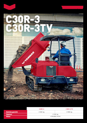Bennes à chenilles Yanmar C30R-3 