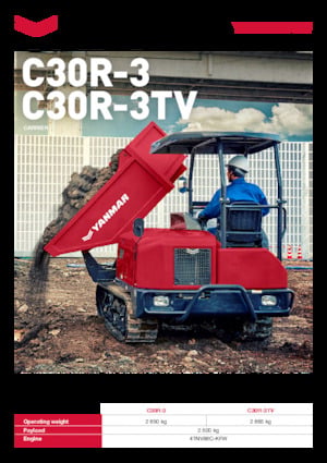 Bennes à chenilles Yanmar C30R-3TV 
