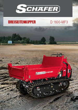 Bennes à chenilles SCHÄFER D 1600-MF3