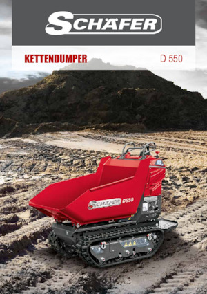 Bennes à chenilles SCHÄFER D 550