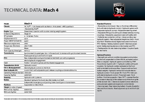 Tracteurs à chenilles Carraro Mach 4 II