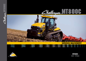 Tracteurs à chenilles Challenger MT865 C