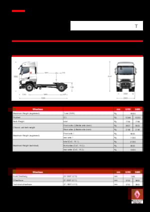 Tracteurs routiers Renault T 380.18 4X2 T E6