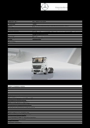 Tracteurs routiers Mercedes-Benz Actros 3348 AK 6x6