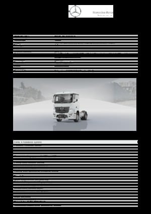 Tracteurs routiers Mercedes-Benz Arocs 1843 LS 4x2
