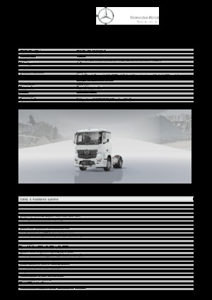Tracteurs routiers Mercedes-Benz Arocs 1846 LS 4x2