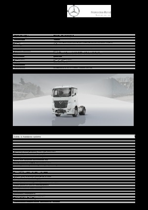 Tracteurs routiers Mercedes-Benz Arocs 1851 LS 4x2