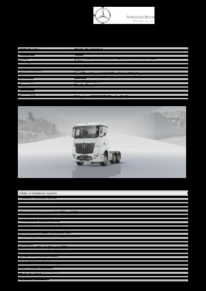 Tracteurs routiers Mercedes-Benz Arocs 2542 LS 6x2