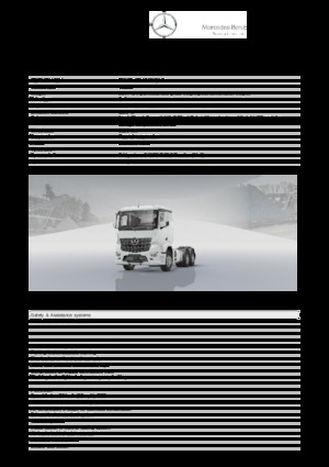 Tracteurs routiers Mercedes-Benz Arocs 2658 LS 6x4