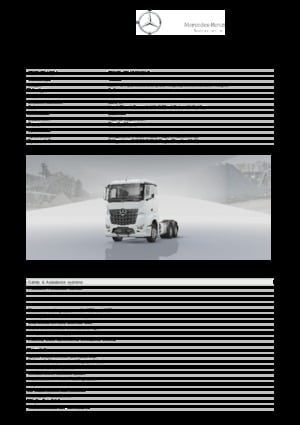 Tracteurs routiers Mercedes-Benz Arocs 3342 LS 6x4