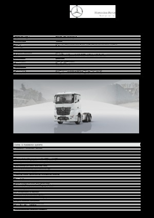 Tracteurs routiers Mercedes-Benz Arocs 3363 LS 6x4