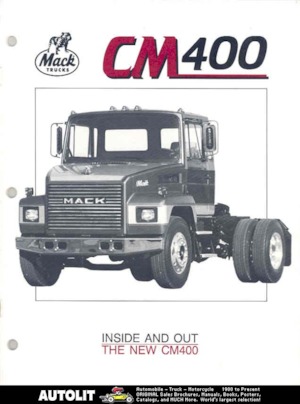 Tracteurs routiers Mack CM400 4-point cab E5-240 4x2