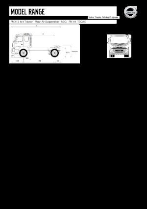 Tracteurs routiers Volvo Trucks FMX13.420 4x4 Tractor