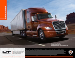 Tracteurs routiers International LT625 125 Low Roof Sleeper  Cummins X15