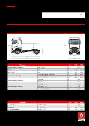 Tracteurs routiers Renault T 480.18 HIGHCAB 4X2 T LOW E6 (LHD)