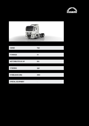 Tracteurs routiers MAN TGS 24.500