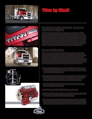 Tracteurs routiers Mack TITAN 64