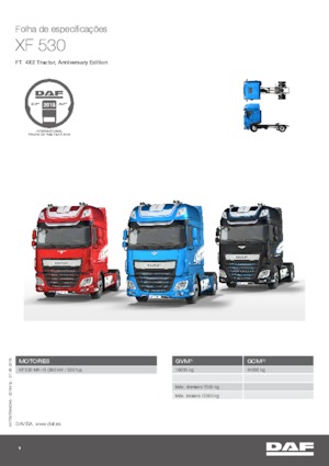 Tracteurs routiers DAF XF 530 FT , Anniversary Edition SSC